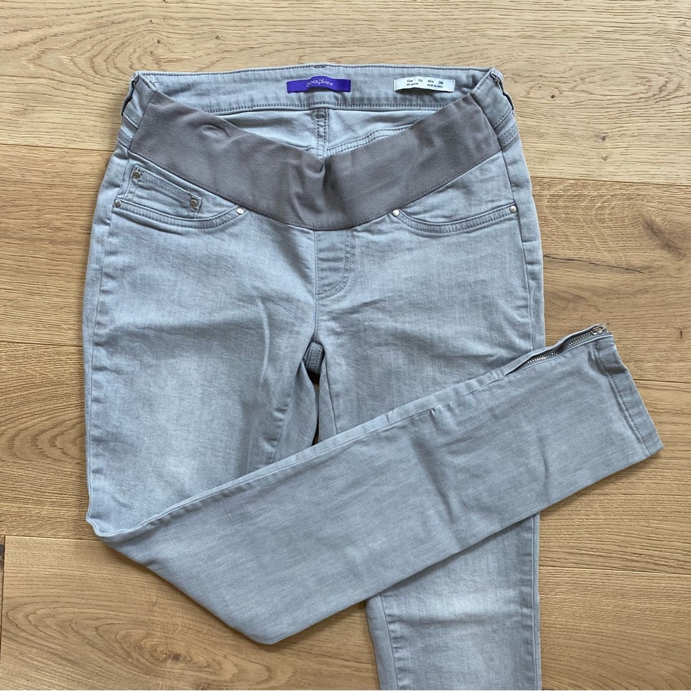 Seraphine Maternity Light Gray Jeans